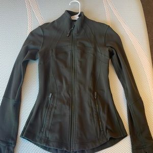 Dark green olive Lululemon define jacket size 4